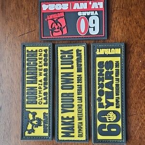Olympia Weekend 2024 Mutant Velcro Patch Set